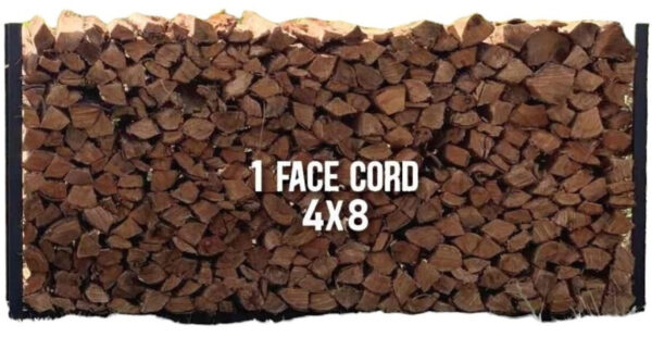 Full Face Cord of Kiln Dried Bagged Firewood